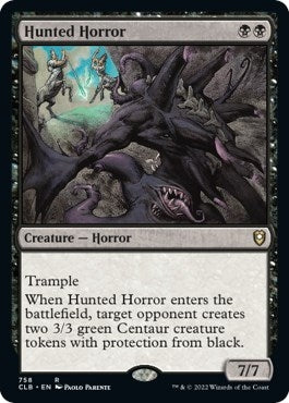 Hunted Horror (758) [CLB] - MTG Single
