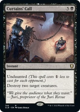 Curtains’ Call (746) [CLB] - MTG Single