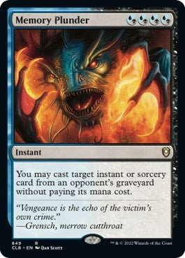 Memory Plunder (849) [CLB] - MTG Single