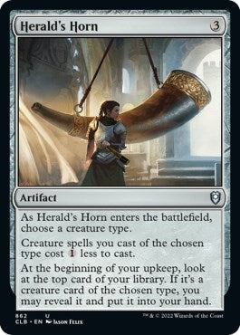Herald’s Horn (862) [CLB] - MTG Single