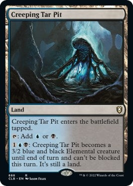 Creeping Tar Pit (888) [CLB] - MTG Single