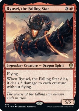 Ryusei the Falling Star (806) [CLB] - MTG Single