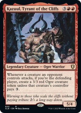Kazuul Tyrant of the Cliffs (800) [CLB] - MTG Single