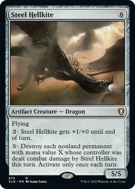 Steel Hellkite (874) [CLB] - MTG Single