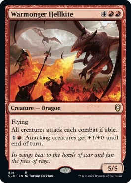 Warmonger Hellkite (814) [CLB] - MTG Single