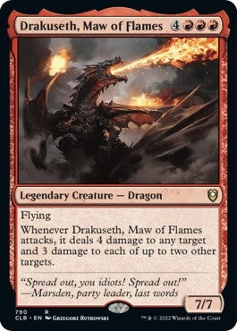 Drakuseth Maw of Flames (790) [CLB] - MTG Single
