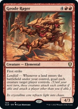 Geode Rager (794) [CLB] - MTG Single