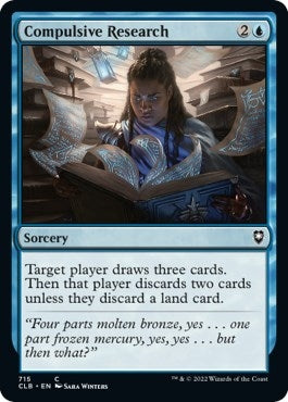 Compulsive Research (715) [CLB] - MTG Single