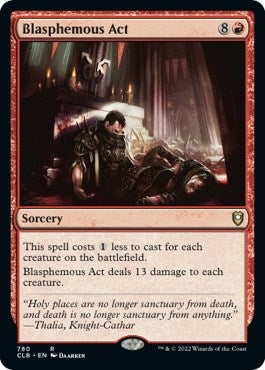 Blasphemous Act (780) [CLB] - MTG Single
