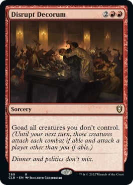 Disrupt Decorum (789) [CLB] - MTG Single