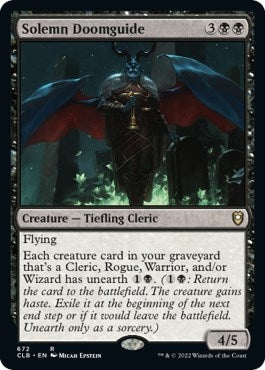 Solemn Doomguide (672) [CLB] - MTG Single
