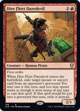 Dire Fleet Daredevil (788) [CLB] - MTG Single