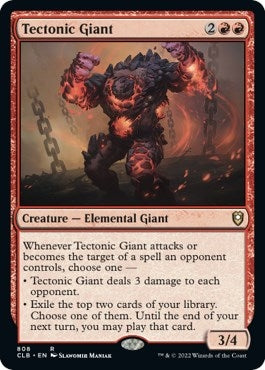 Tectonic Giant (808) [CLB] - MTG Single