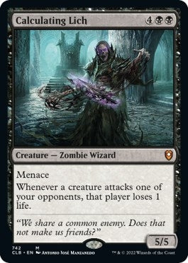 Calculating Lich (742) [CLB] - MTG Single