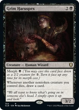 Grim Haruspex (754) [CLB] - MTG Single