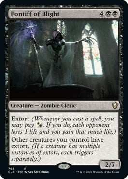 Pontiff of Blight (768) [CLB] - MTG Single