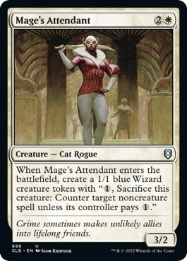Mage’s Attendant (698) [CLB] - MTG Single