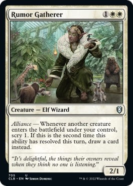 Rumor Gatherer (705) [CLB] - MTG Single