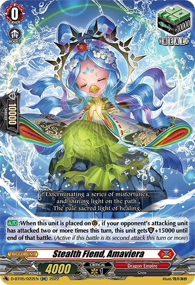 Stealth Fiend Amaviera (5022) [V-BT05] - Cardfight Vanguard Single