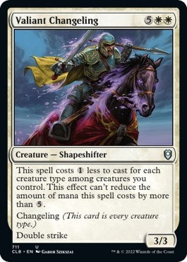 Valiant Changeling (711) [CLB] - MTG Single