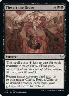Thwart the Grave (773) [CLB] - MTG Single
