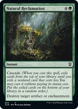 Natural Reclamation (829) [CLB] - MTG Single