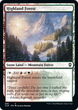Highland Forest (896) [CLB] - MTG Single