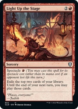 Light Up the Stage (802) [CLB] - MTG Single