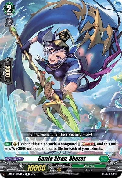 Battle Siren Shuzet (5054) [V-BT05] - Cardfight Vanguard Single