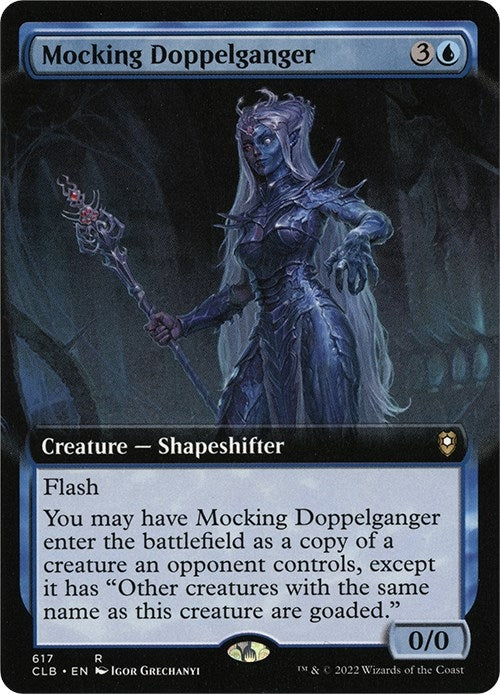Mocking Doppelganger (Extended Art) (617) [CLB] - MTG Single