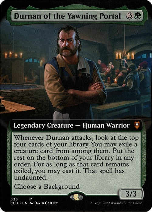 Durnan of the Yawning Portal (Extended Art) (635) [CLB] - MTG Single