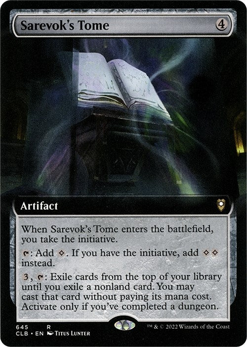 Sarevok’s Tome (Extended Art) (645) [CLB] - MTG Single