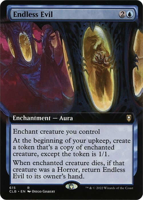 Endless Evil (Extended Art) (615) [CLB] - MTG Single