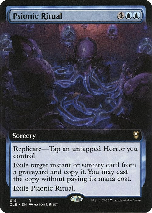 Psionic Ritual (Extended Art) (618) [CLB] - MTG Single