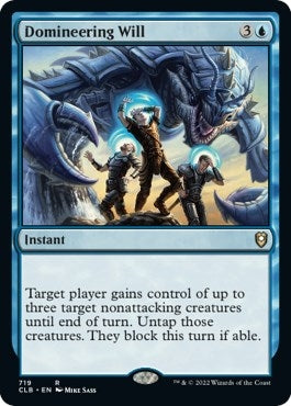 Domineering Will (719) [CLB] - MTG Single