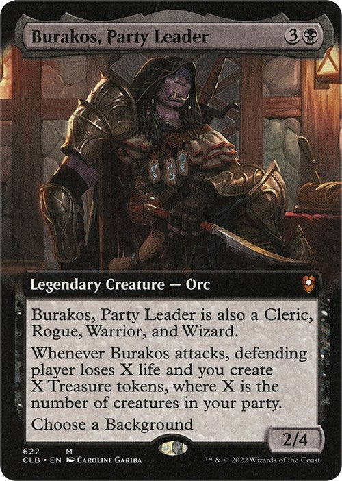 Burakos Party Leader (Extended Art) (622) [CLB] - MTG Single