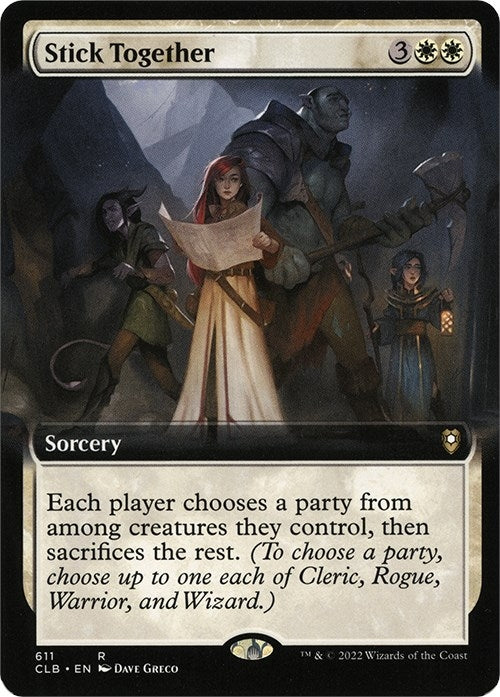 Stick Together (Extended Art) (611) [CLB] - MTG Single