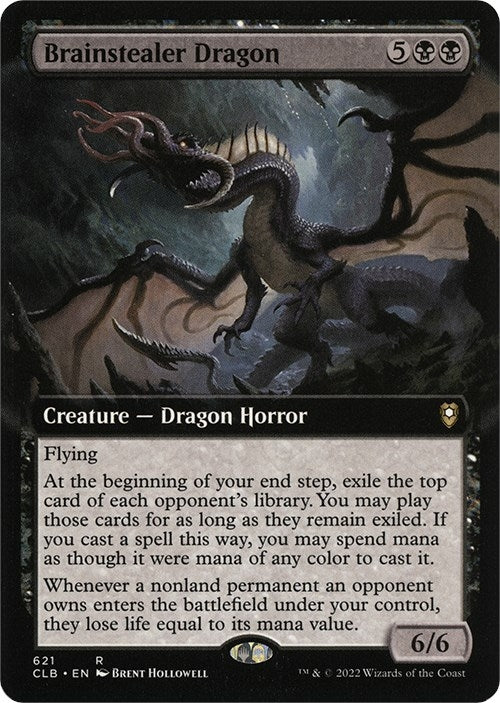 Brainstealer Dragon (Extended Art) (621) [CLB] - MTG Single