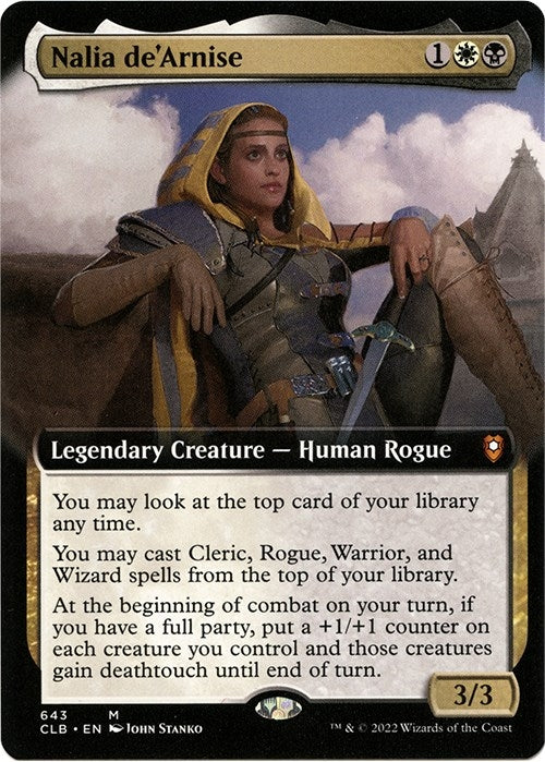 Nalia de’Arnise (Extended Art) (643) [CLB] - MTG Single