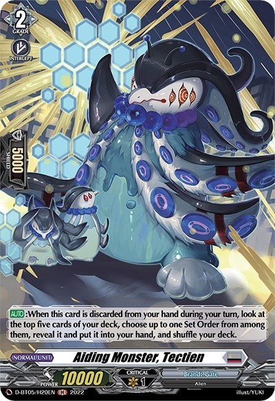 Aiding Monster Tectien (Holo) (520) [V-BT05] - Cardfight Vanguard Single