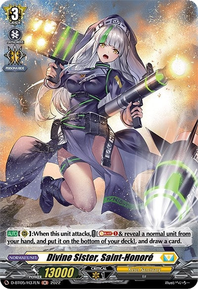Divine Sister Saint-Honore (Holo) (537) [V-BT05] - Cardfight Vanguard Single