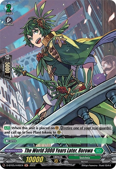 The World 3000 Years Later Rorowa (Holo) (546) [V-BT05] - Cardfight Vanguard Single