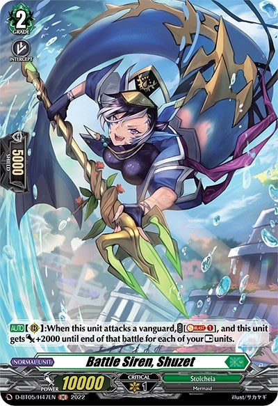 Battle Siren Shuzet (Holo) (547) [V-BT05] - Cardfight Vanguard Single