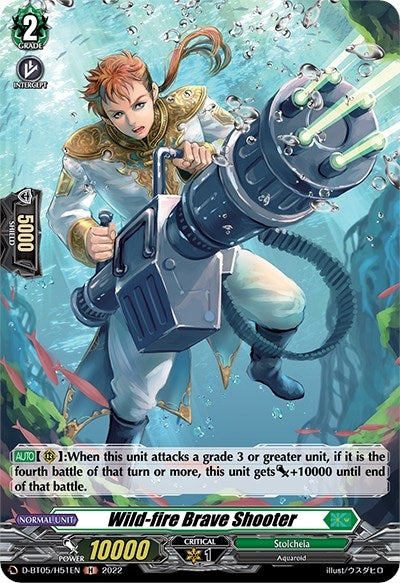 Wild-fire Brave Shooter (Holo) (551) [V-BT05] - Cardfight Vanguard Single