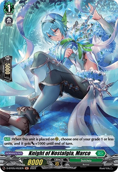 Knight of Nostalgia Marco (Holo) (553) [V-BT05] - Cardfight Vanguard Single