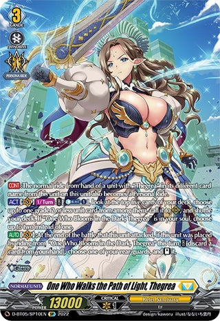 One Who Walks the Path of Light Thegrea (SP) (510) [V-BT05] - Cardfight Vanguard Single