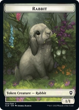 Rabbit Token (0) [CLB] - MTG Single