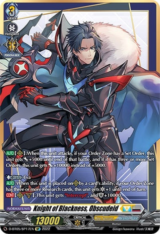 Knight of Blackness Obscudeid (SP) (517) [V-BT05] - Cardfight Vanguard Single