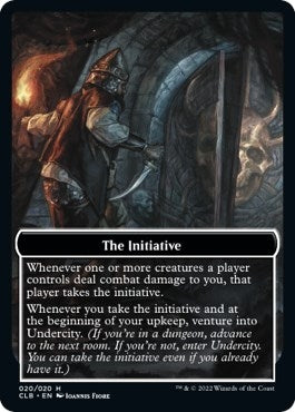 The Initiative // Undercity Double-sided Token (0) [CLB] - MTG Single