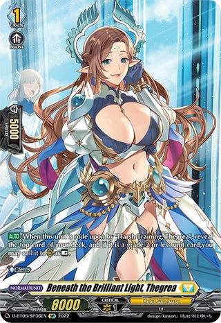 Beneath the Brilliant Light Thegrea (SP) (536) [V-BT05] - Cardfight Vanguard Single